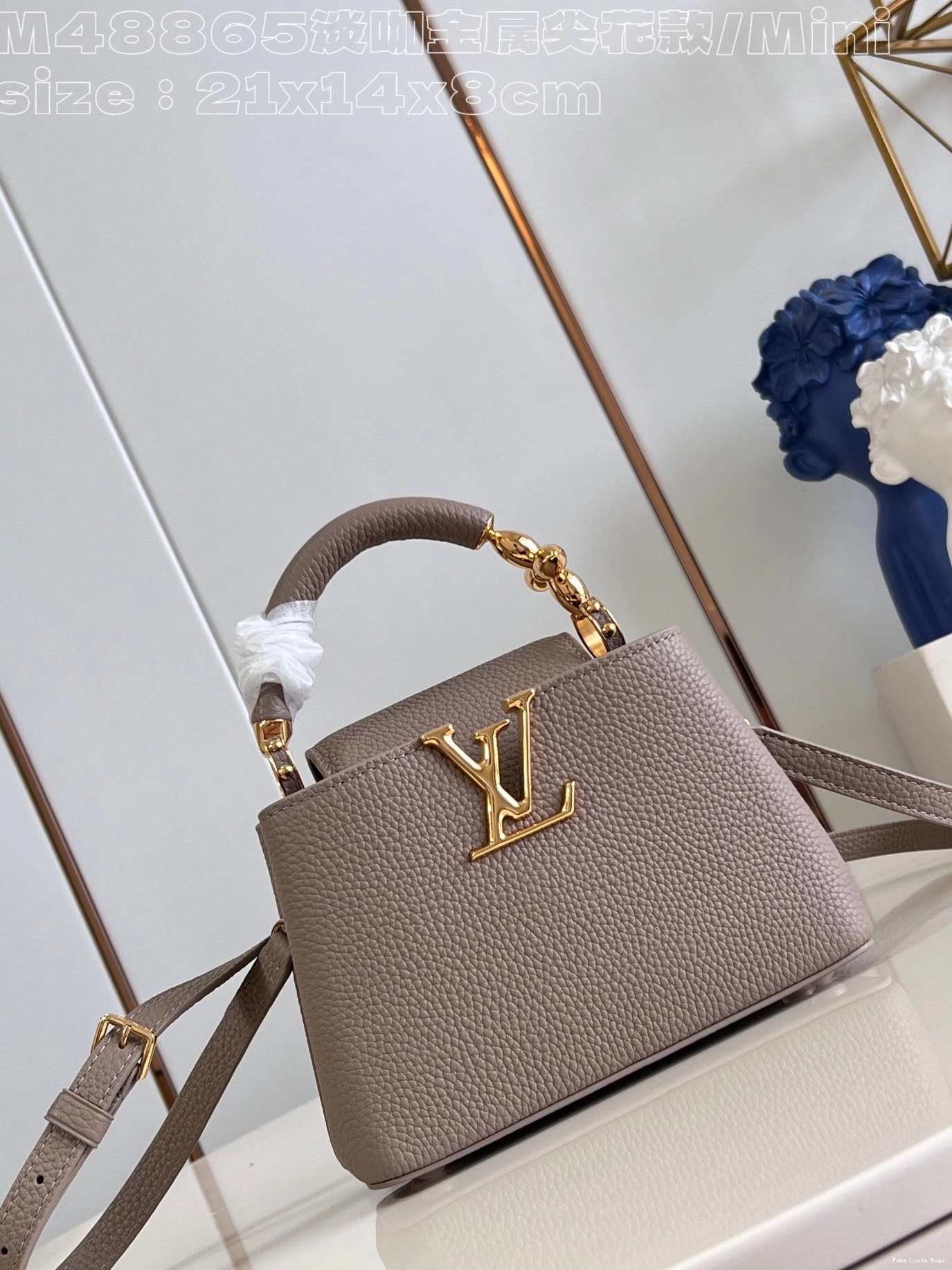 Repladies LOUIS CAPUCINES MINI-21*14*8CM VUITTON 0729